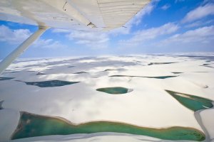 Taking a scenic flight is highly recommended.